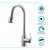 Dura Faucet - Sngl Handle Pull Dn Kitchen Br S.n - DF-NMK508-SN