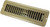 Jr Products - 2 X 10 Floor Reg.dmpr  Met Brn - 02-28915