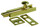 Jr Products - 3' Surface Bolt  Brass - 20635