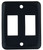 Jr Products - Double Face Plate  Bk - 12885