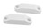 Jr Products - Magnetic Door Catch  White - 06-30095