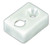 Jr Products - Type E - End Stop  White - 81465