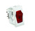 Rv Designer - 10a White W/red Rocker Sw - S241