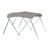 Carver A4681ub-10 6'l 3-bow Round Tube Bimini Top Kit - 46"h, Fits 79"-84" W, Cadet Gray - A4681UB-10