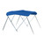 Carver A5481ub-04 6'l 3-bow Round Tube Bimini Top Kit - 54"h, Fits 79"-84" W, Pacific Blue - A5481UB-04