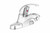 Dura Faucet Df-nml210-cp Heavy Duty Single Lever Arc Rv Lavatory Faucet - Chrome Polished - DF-NML210-CP