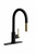 Dura Faucet Df-mk530slk-mbsn Streamline Pull-down Rv Kitchen Faucet - Matte Black/satin Nickel - DF-MK530SLK-MBSN