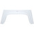 Icon 12155 Single Fender Skirt For Glendale Fs2155 - Polar White - 12155
