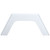 Icon 12211 Single Fender Skirt For Glendale Fs2211 - Polar White - 12211