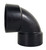 Icon 14841 Abs Fitting - 90° Elbow, Short, 3", Hub-hub - 14841