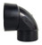 Icon 14842 Abs Fitting - 90° Elbow, Short Street, 3", Spigot-hub - 14842