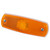 Grote 45713 Low-profile Clearance Marker Light With Built-in Reflector And Bezel - Amber - 45713