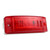 Grote 47162 Supernova Sealed Turtleback Ii Led Clearance Marker Light With Optic Lens And Male Pin - Red - 47162