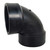 Icon 14844 Abs Fitting - 90â° Elbow, Short, 1.5", Hub-hub - 14844