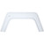 Icon 01745 Single Axle Fender Skirt Fs1738 - Colonial White - 1745
