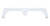 Icon 01765 Tandem Axle Fender Skirt Fs1765 For Keystone - Polar White - 1765