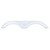 Icon 12850 Tandem Axle Fender Skirt Fs2850 For Cruiser - Polar White - 12850