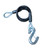 Demco 17645 Safety Cables For Trailers - 9.8k, 54", Black - 17645