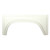 Icon 15265 Single Axle Fender Skirt Fs381 (rh) - Colonial White - 15265