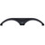 Icon 15158 Tandem Axle Fender Skirt Fs5158 For Grand Design - Black - 15158