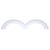 Icon 01613 Tandem Axle Fender Skirt Fs761 For Heartland - Polar White - 1613