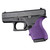 Hogue HandAll Beavertail Grip Sleeve Glock 42 & 43 (Purple) - 18206 Hogue HandAll Beavertail Grip Sleeve Glock 42 & 43 (Purple) - 18206