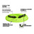 Flexzilla Pro Heavy Duty Lightweight Air Hose 1/4" x 25' - HFZP1425YW2 Flexzilla Pro Heavy Duty Lightweight Air Hose 1/4" x 25' - HFZP1425YW2
