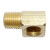 Attwood Universal 90 Degree Elbow - 1/4" NPT x 1/4" NPTF - Brass - 8887-6