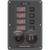 Blue Sea 4321 Circuit Breaker Switch Panel 4 Position - Gray w/12V Socket  Dual USB - 4321