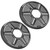 Fusion Apollo 8.8" Shielded Grey Speaker Grilles (Pair) - 010-13292-10