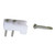 Perko Door Catches - White Nylon/Stainless - Pair - 0554DP