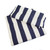 Whitecap Seat Cushion Set f/Director's Chair - Navy  White Stripes - 97240