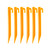 Coghlan's - Tent Pegs - 9' - 6 Pack - 2482