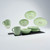 Silwey Magnetic - Tableware Set Dolomit Green + Metal - SYBR-KGS-11-G