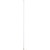 Scout 8' White VHF Antenna 6dB Stainless Steel Ferrule w/5M RG-58 Coax Includes PL-259 KS-42 - PF AN NVHF00007T