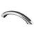 Whitecap 9" Stainless Steel Grab Handle with UV-Resistant Black Vinyl Inlay - S-7104