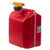 No-spill 2.5-gallon Gas Can Red With Viewstripe Stripe - 1405
