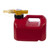 No-spill 1.25-gallon Gas Can Red With Viewstripe Stripe - 1415