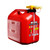 No-spill 5-gallon Gas Can Red With Viewstripe Pro Stripe - 1460