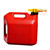 No-spill 5-gallon Gas Can Red With Viewstripe Pro Stripe - 1460