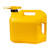 No-spill 5-gallon Diesel Can Yellow With Viewstripe Stripe - 1467