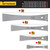 Titan Stainless Steel Pry Bar Scraper Set (4 Piece Set) - 17009