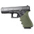 Hogue Handall Beavertail Grip Sleeve For Full Size Glock - Gen 3 & 4 (od Green) - 17031