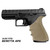 Hogue Handall Beavertail Grip Sleeve For Full Size Glock - Gen 3 & 4 (flat Dark Earth) - 17033