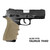 Hogue Handall Beavertail Grip Sleeve For Full Size Glock - Gen 3 & 4 (flat Dark Earth) - 17033