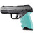 Hogue Handall Beavertail Grip Sleeve For Ruger Security-9 (aqua) - 17704