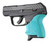 Hogue Handall Grip Sleeve For Ruger Lcp Ii .380 (aqua) - 18124