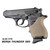 Hogue Handall Grip Sleeve For Glock 42/43 (flat Dark Earth) - 18203