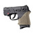 Hogue Handall Beavertail Grip Sleeve S&w Bodyguard 380; Taurus Tcp & Spectrum (flat Dark Earth) - 18503