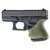 Hogue Handall Beavertail Grip Sleeve For 26 27 29 33 39 (gen 3 & 4) (od Green) - 18601